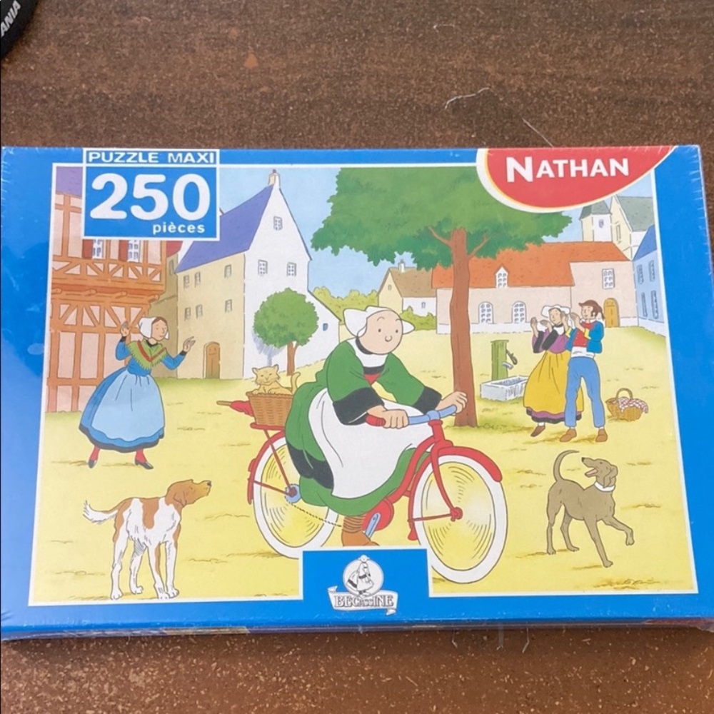 New Nathan 250 piece Maxi Puzzle Becassine 1995 French Ravensburger vintage